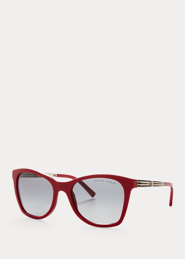 Women's Ralph Lauren Art Deco Square Sunglasses | 839750PLK